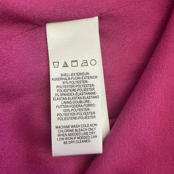 *NWT Dress The Population Alondra Blouson Tank Pencil Skirt Midi Dress Pink S - Picture 6 of 9